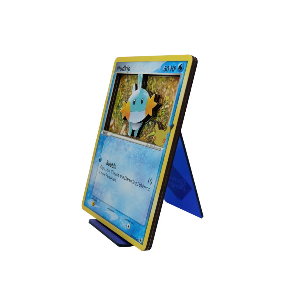 Mudkip 3D Jumbo Pokemon Card