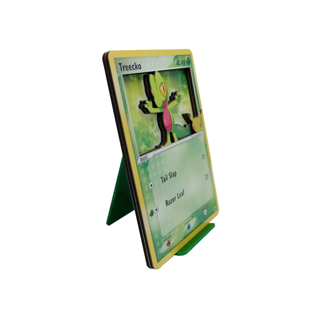 Treecko 3D Jumbo Pokemon Card