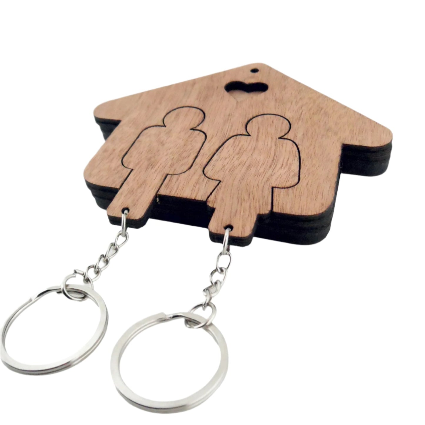 His & Hers - House with Keyrings