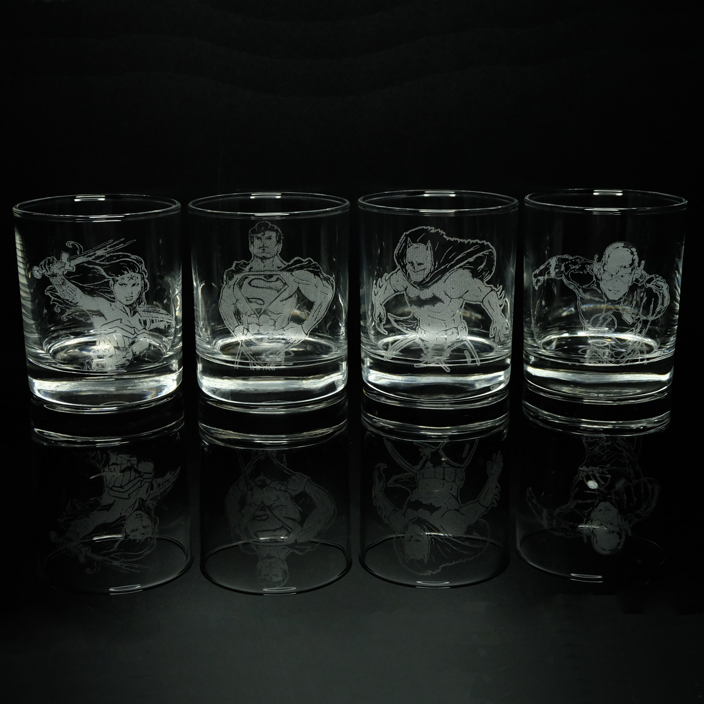 Justice League Glassware
