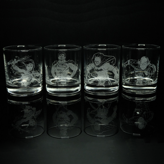 Justice League Glassware