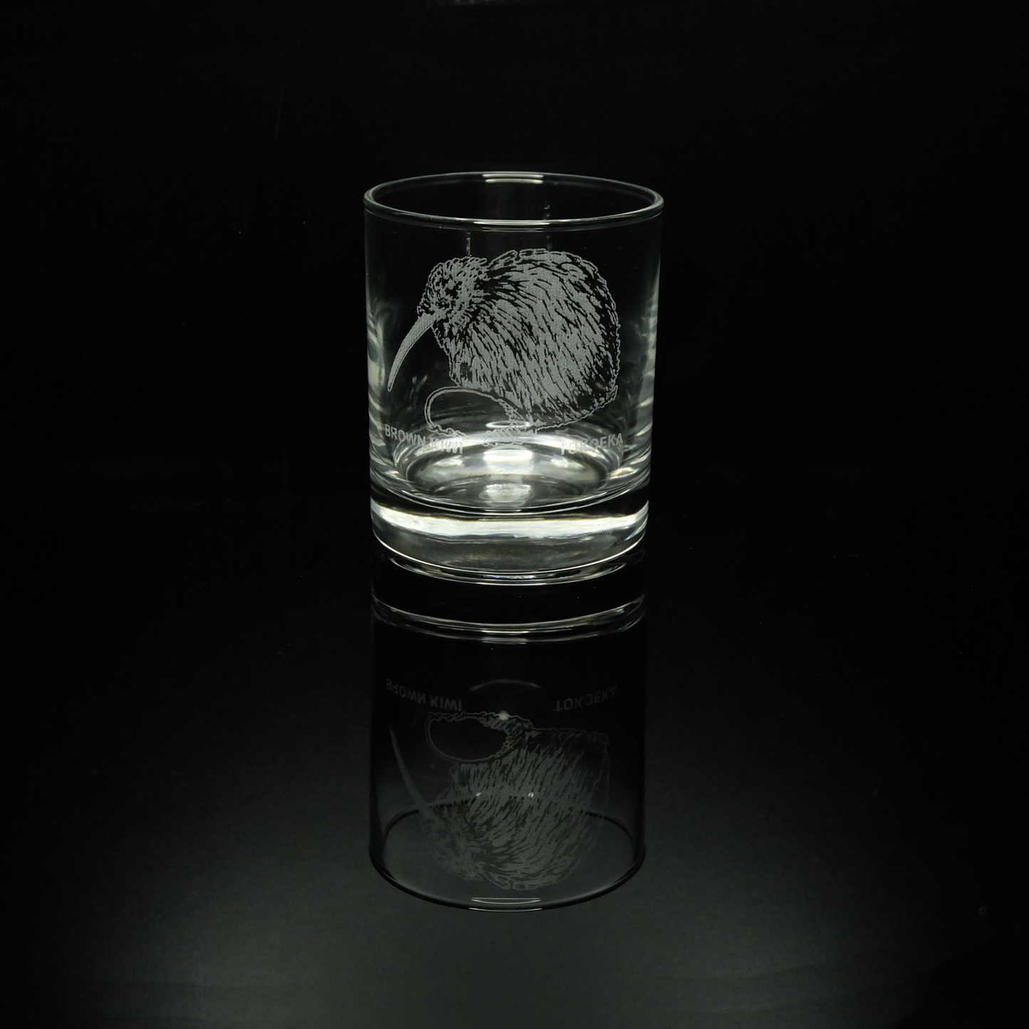 New Zealand Birds Engraved Glasses