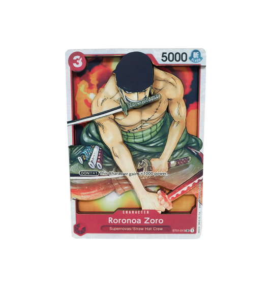 3D One Piece Jumbo Zorro Card