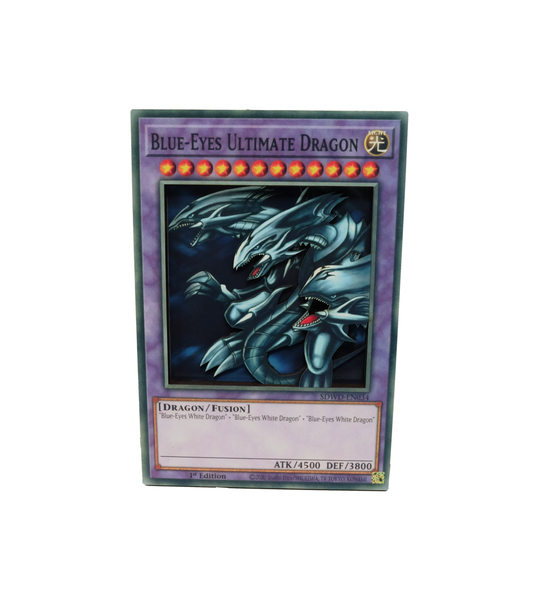 Jumbo Yu-Gi-Oh Blue Eyes White Dragon 3D Card