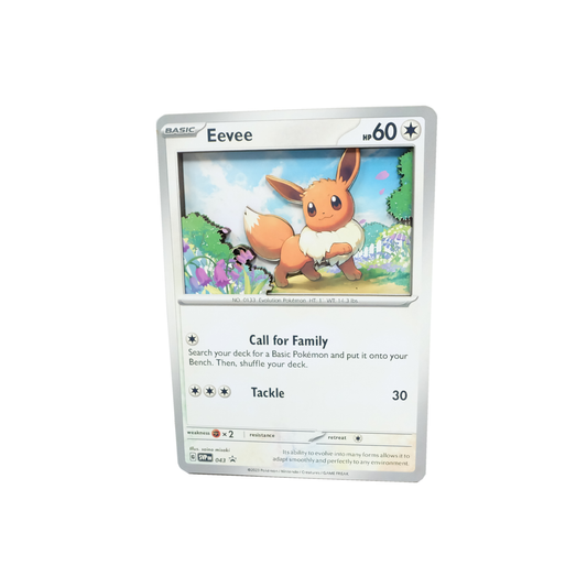 Eevee Jumbo 3D Pokemon Card