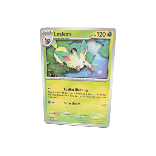 Leafeon Jumbo 3D Pokemon Card