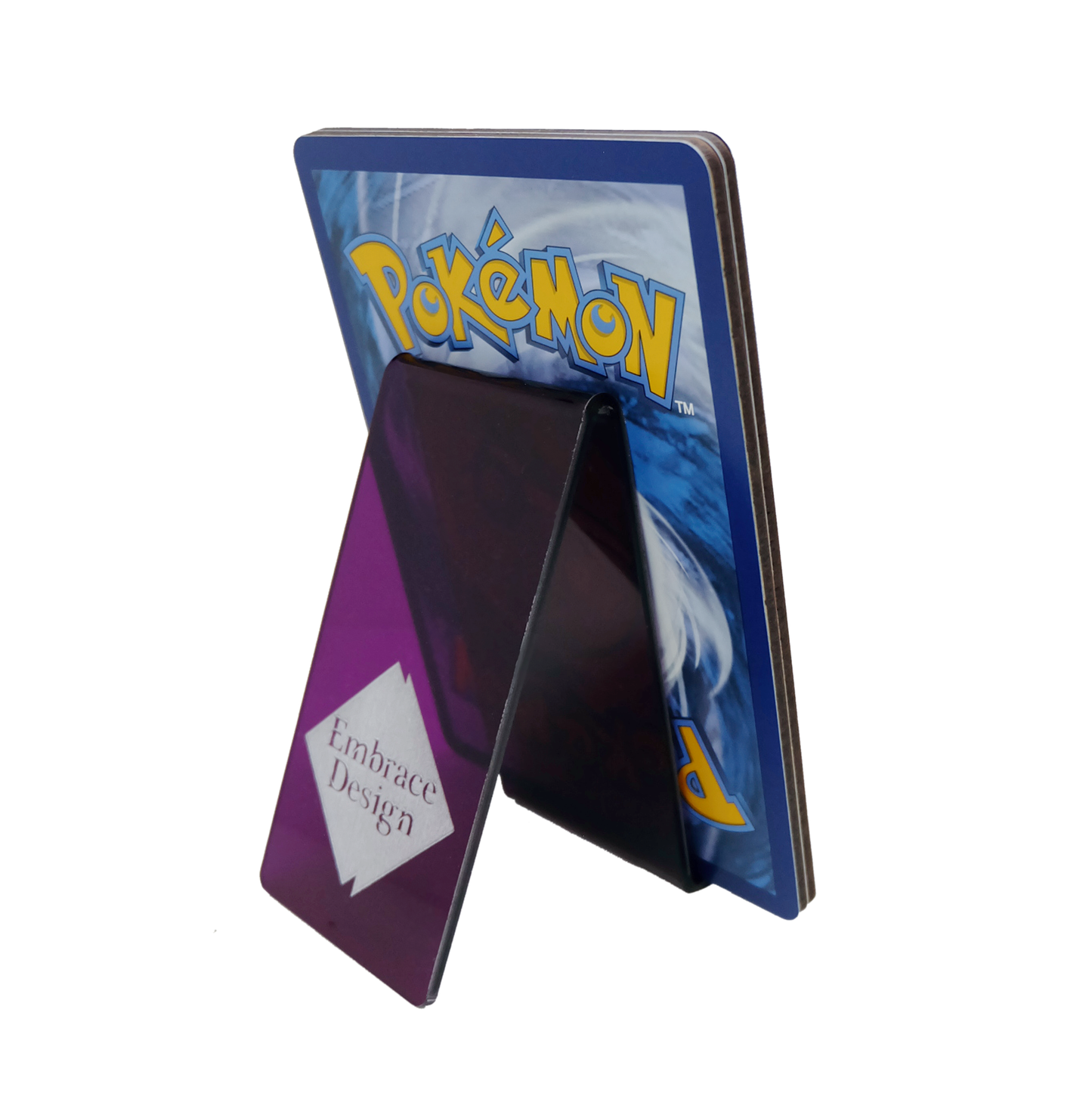 Dark Sylveon 3D Holographic Jumbo Pokemon Card
