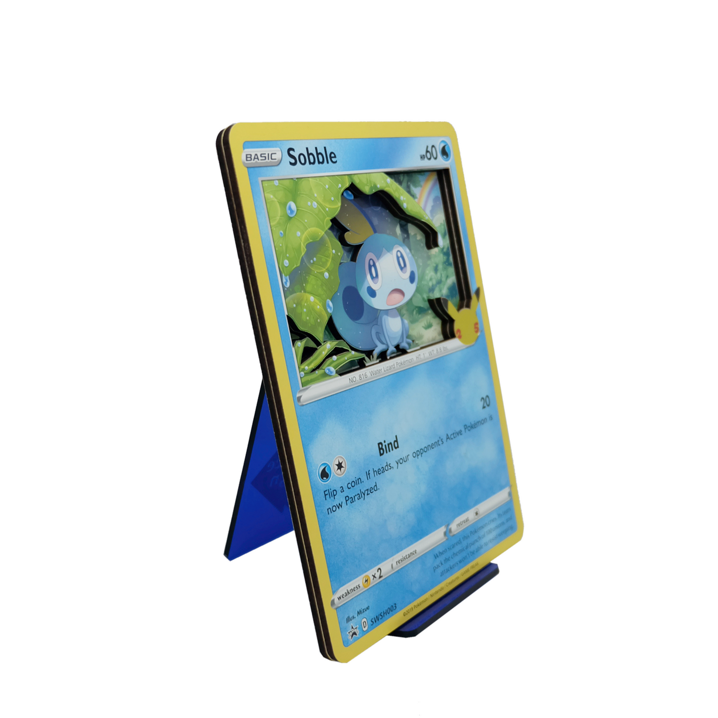 Sobble 3D Jumbo Pokemon Card