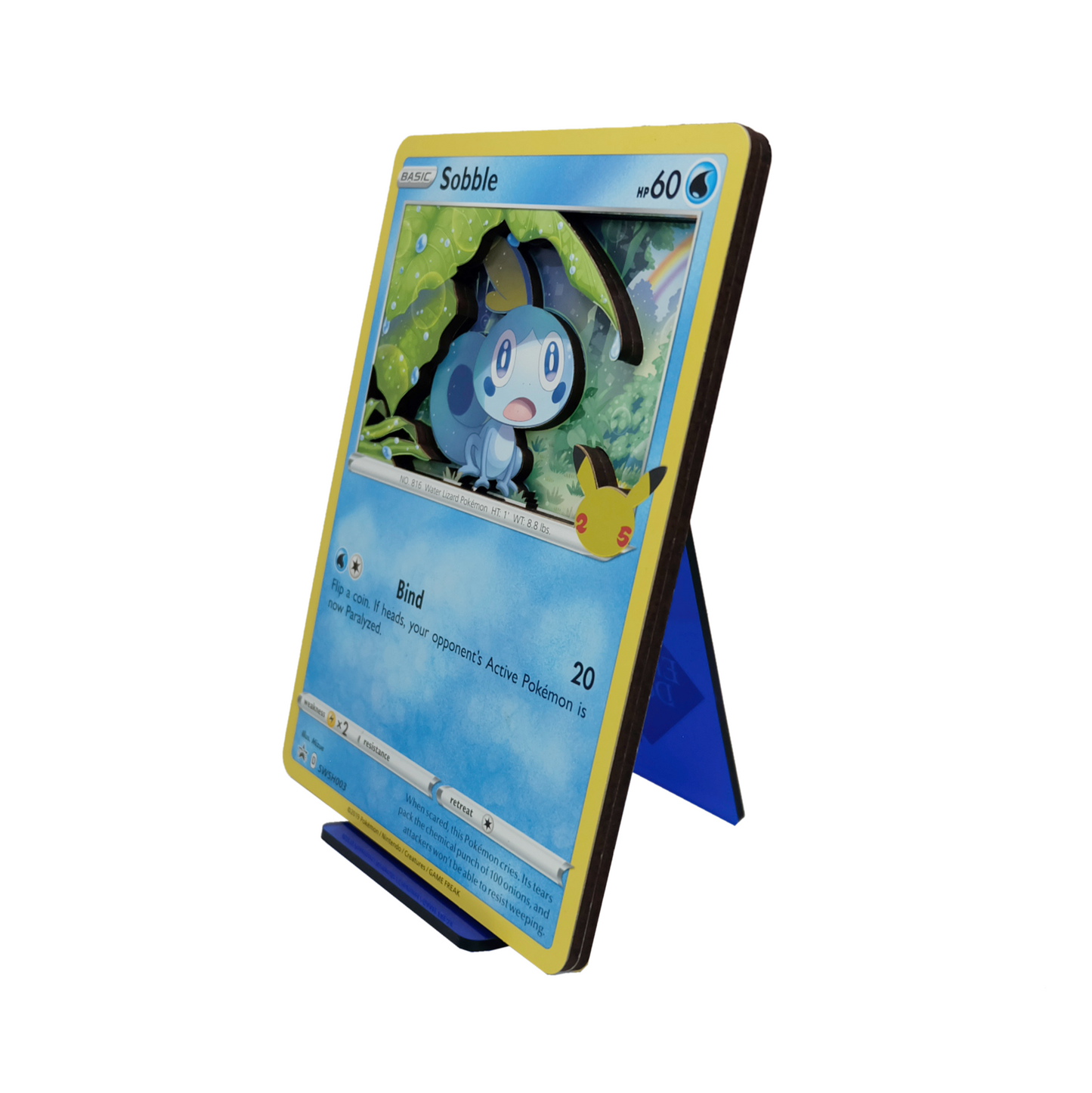 Sobble 3D Jumbo Pokemon Card