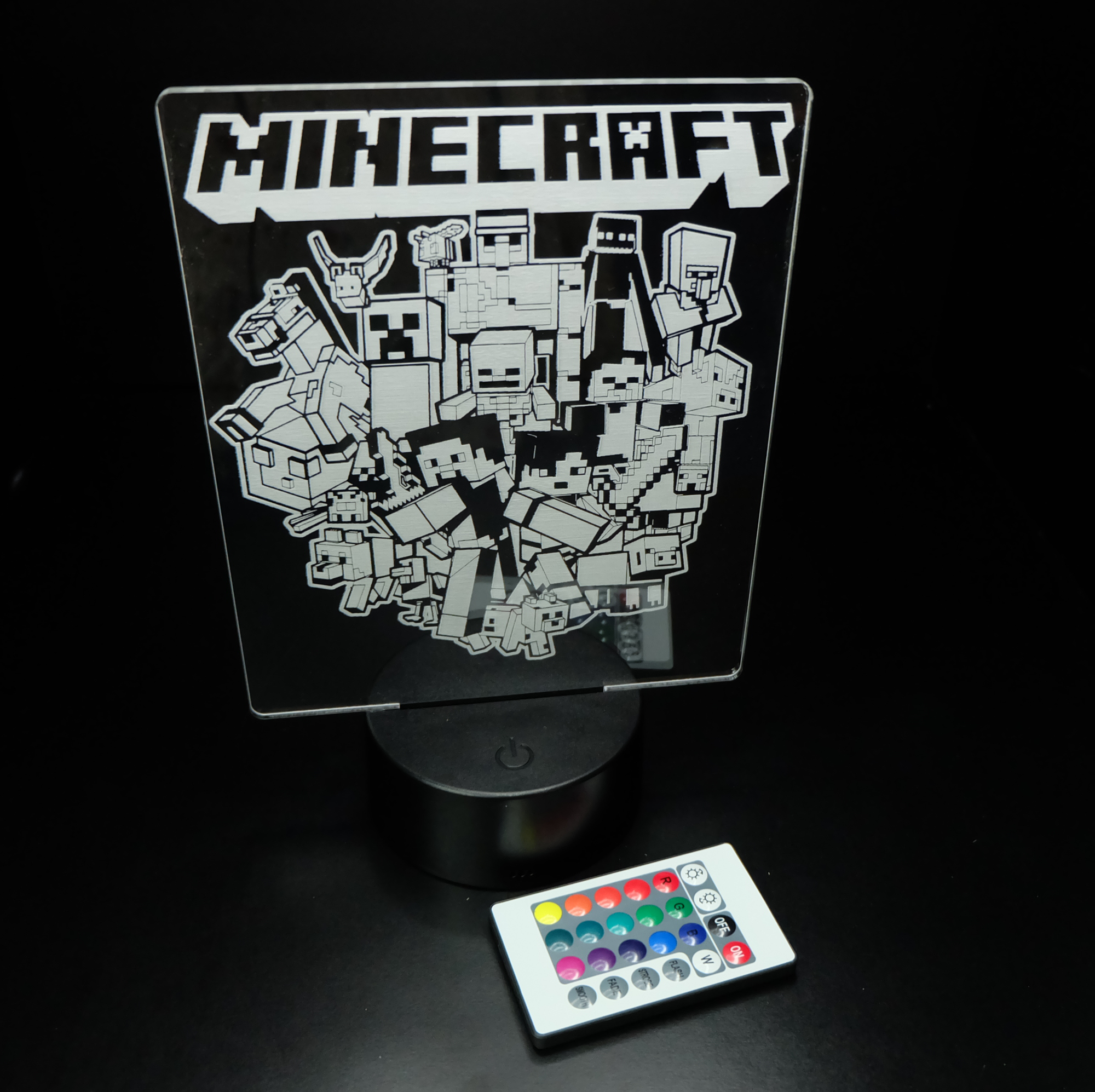 Minecraft Led Sign Minecraft LED Night Light – Embrace Design