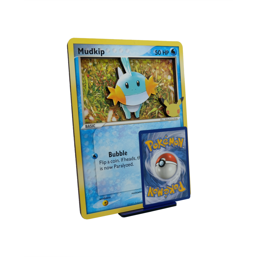 Mudkip 3D Jumbo Pokemon Card