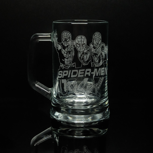 Spider Men Beer Mug