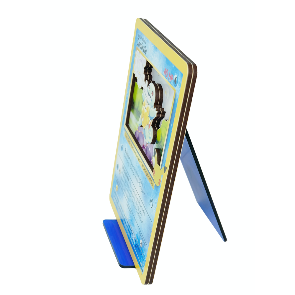 Squirtle Jumbo 3D Pokemon Card