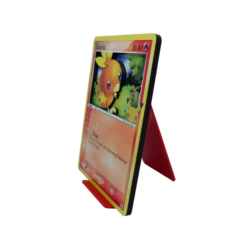 Torchic 3D Jumbo Pokemon Card